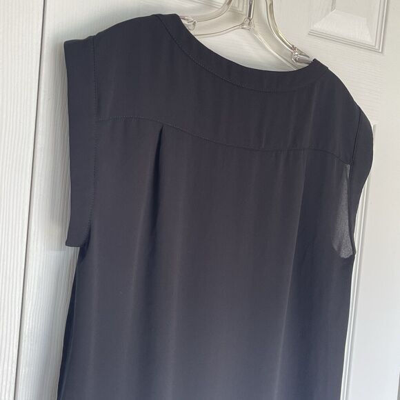 J. Crew Black Scoop Neck Sleeveless Top Women's Size 4 - Picture 3 of 16